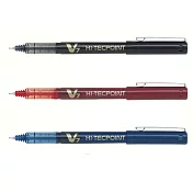 (3支1包)PILOT直液式V7鋼珠筆 黑.紅.藍