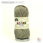 博德魯亞麻-51437灰+藍綠