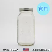 美國 Ball Mason Jars 64oz (寬口徑Wide Mouth) 整箱6入