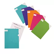 【富美特】三角扣L型文件夾-A4(5色1組)混色