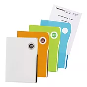 【富美特】3格L型資料夾(4色1組)