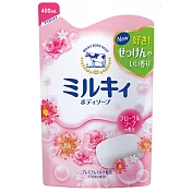 牛乳石鹼牛乳精華沐浴乳-玫瑰花香型補充包-400ml