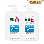 sebamed 施巴 運動沐浴乳1000ml 2入組 活力麝香