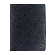MONDAINE 瑞士國鐵極簡系列護照夾-十字紋黑