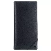 MONDAINE 瑞士國鐵Urban牛皮10卡長夾-十字紋黑