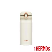 【THERMOS 膳魔師】不鏽鋼真空保溫瓶0.35L(JNL-352-PRW)珠光白PRW