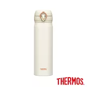 【THERMOS 膳魔師】超輕量不鏽鋼真空保溫瓶0.5L(JNL-502-PRW)珠光白PRW