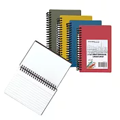 【富美特】橫式線圈小筆記本(4色1組)