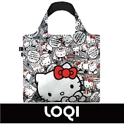 LOQI 春捲包│KITTY漫畫灰 KT08