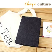 珠友 A5/25K可調式牛仔布書衣/書皮/書套/多功能/附筆插
