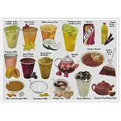 我愛臺灣明信片●臺灣飲料(4張組)