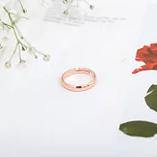 Sandra珊卓拉-素面可微調尾戒玫瑰金