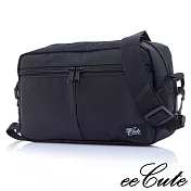 eeCute羽量輕盈中性悠遊隨身包-EEEG016-BK時尚黑