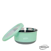 【THERMOcafe 凱菲】不鏽鋼多功能隔熱碗1.2L(TC-BOWL-LGR)淺粉綠