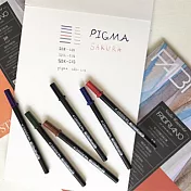 【SAKURA】筆格邁藝術筆頭1.0mm(六色入)