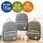 1818 簡單有質感 薄型筆電後背包 共3色(1861040)藍