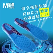 【EZlife】加厚矽膠減震運動鞋墊(2雙入)M號(37~43碼)