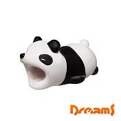 Dreams 慵懶動物園-iPhone專用咬線器(被揍的熊貓)