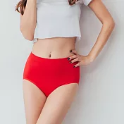 GIAT 閨蜜話題。台灣製無痕美臀內褲F喜氣紅