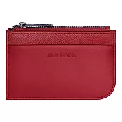 MONDAINE 瑞士國鐵雙卡拉鍊零錢包-紅