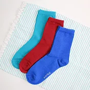 【PULO】素色短襪組合包A-3雙入組合包A