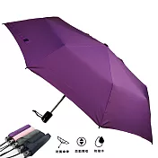 【2mm】上下車最方便＊第二代潮男時尚自動開收傘神秘紫