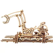 【Ugears】Rail Manipulator 機械小鎮_鐵道怪手
