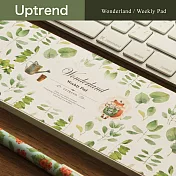 Uptrend Wonderland│ Weekly Pad電腦週記本‧狐狸園丁