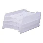 日本LIHIT雙層置物架(直式)  (A-7300)白色