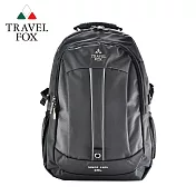 【TRAVEL FOX 旅狐】雙色尼龍輕量休閒後揹包 (TB586-13)灰色
