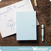 [W2Design] Free-way 180天無時效日誌B6－北鼻藍