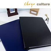 珠友  Leader A4/13K 3孔10格活頁名片本/名片簿/700名B藍