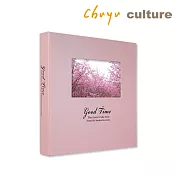 珠友 12K3孔 典雅相本/相簿/相冊/黑色內頁/可收納80枚4X6相片.明信片A桃