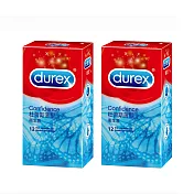 Durex杜蕾斯 薄型裝保險套(12入/盒)2入組