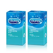Durex杜蕾斯 激情裝保險套(12入/盒)2入組