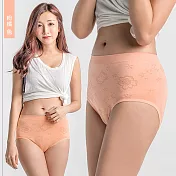 BeautyFocus完美包覆涼感無痕內褲125008-粉橘色
