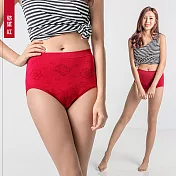 BeautyFocus完美包覆涼感無痕內褲125008-慾望紅