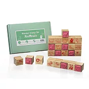【臺灣 ilovekids】木製印章組- 陸地動物(24入)