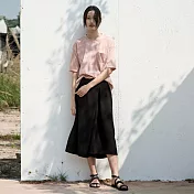 現貨｜旅途原品_暖煙_原創設計經典寬鬆T S-XL　S粉紅色