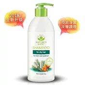Nature’s Gate 經典茶樹沙棘控油洗髮精 532mL (40年經驗頭皮髮養護專家 - 油性 頭皮屑髮適用)