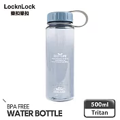 【樂扣樂扣】Bisfree系列柔彩樂活隨行水壺/500ML(晶透藍)