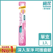 LION 日本獅王 細潔高密細毛牙刷 小頭 單入 (顏色隨機出貨)