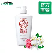 LION日本獅王 肌潤保濕沐浴乳 茉莉玫瑰 500ml(效期至2021/03)