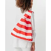 Baggu口袋購物袋(M)紅條紋