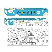 [N次貼] Coloring Roll著色畫軸(大) 315x710mmx5循環圖-水的旅行-69012