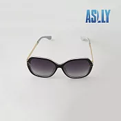 【ASLLY】黑白雙色漸層款墨鏡/太陽眼鏡