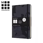 MOLESKINE BLEND18 迷彩限定版筆記本 (L型) -迷彩黑
