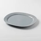 【日本SAKUZAN】作山窯 | 橢圓平盤26cm ‧青水藍