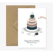 【AWS】Happy Young Birthday 生日卡 時尚系列 法國進口 1007