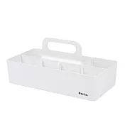 【SYSMAX】Porta 手提可推疊收納盒-象牙白(大)